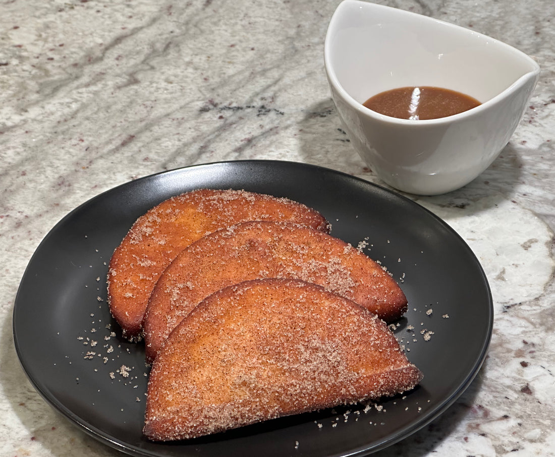 Fried Bao-nuts with Miso Caramel